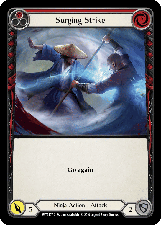 Surging Strike (Red) — Welcome to Rathe — Flesh and Blood