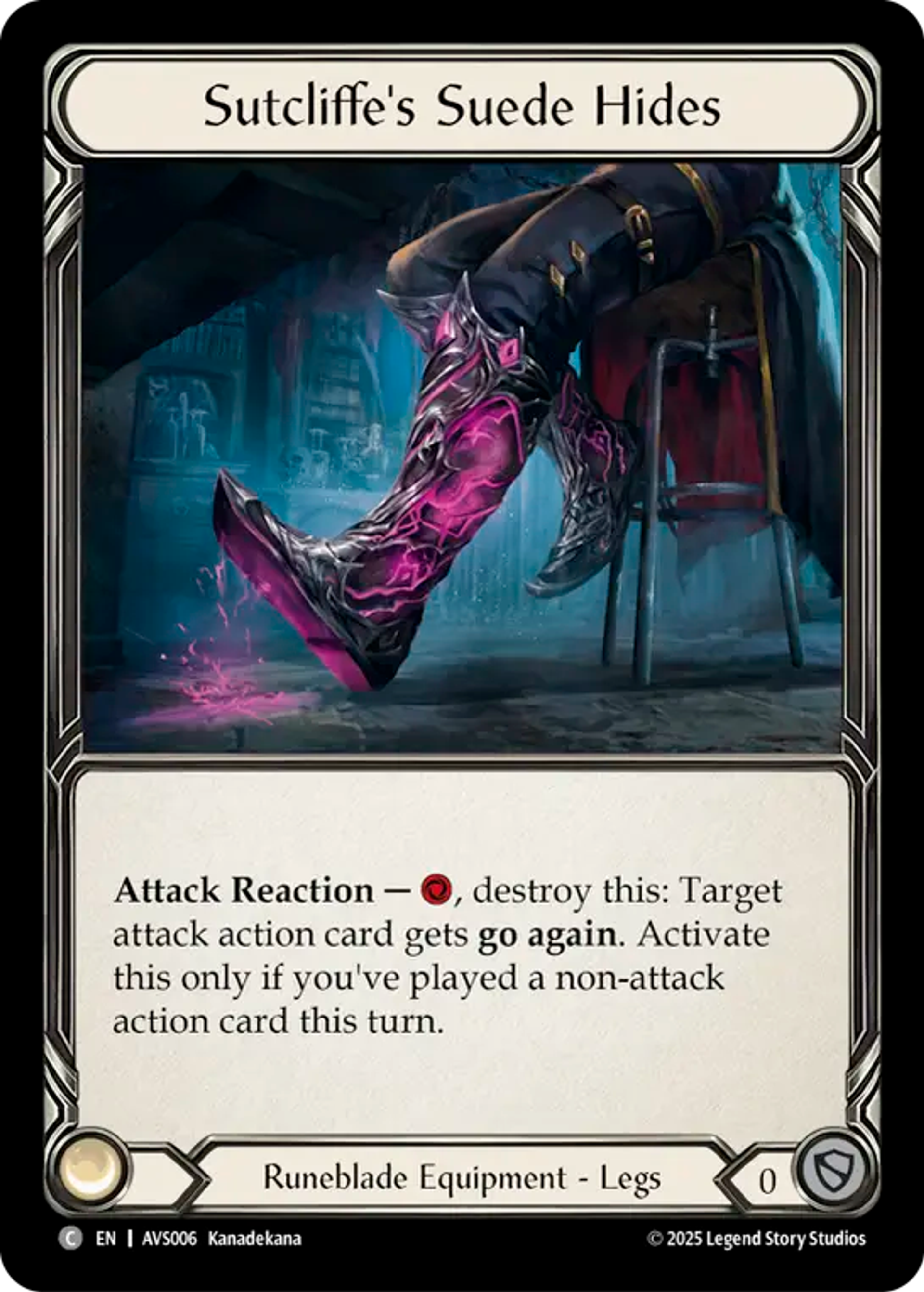 Sutcliffe's Suede Hides — Armory Deck Legends - Viserai, Rune Blood — Flesh and Blood