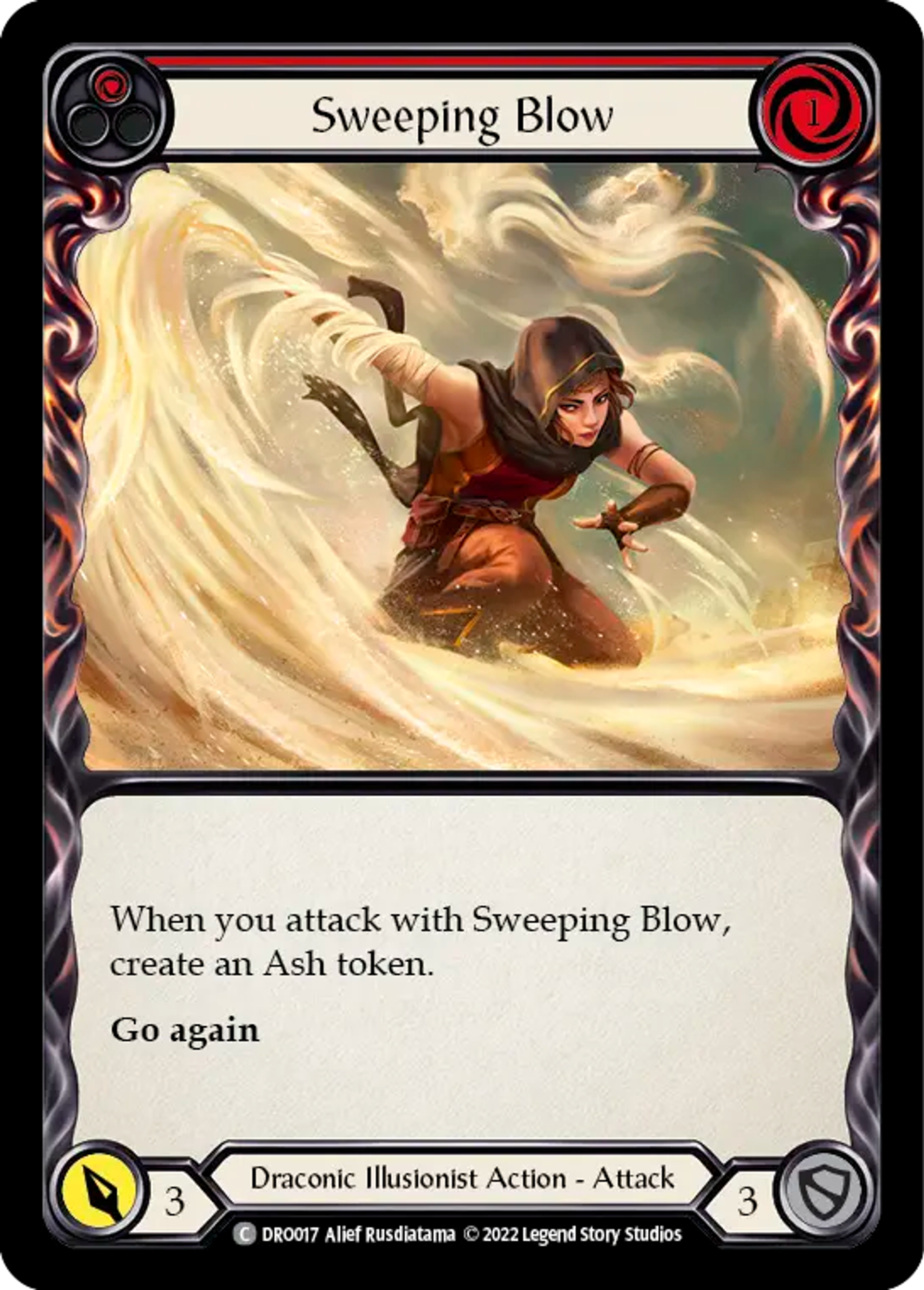 Sweeping Blow (Red) — Dromai - Blitz Deck — Flesh and Blood