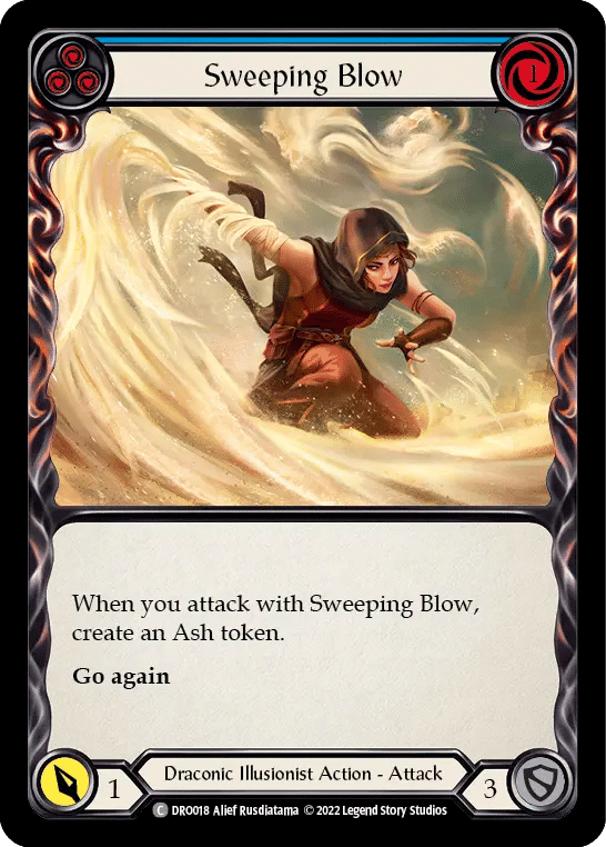 Sweeping Blow (Blue) — Dromai - Blitz Deck — Flesh and Blood