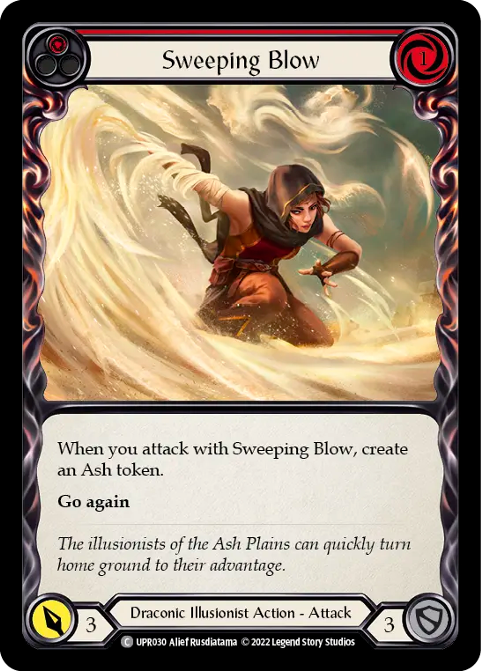 Sweeping Blow (Red) — Uprising — Flesh and Blood