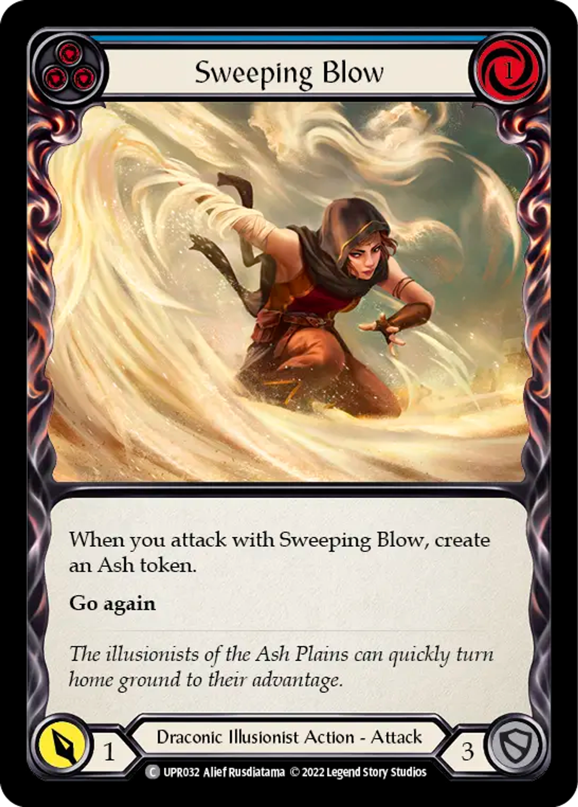 Sweeping Blow (Blue) — Uprising — Flesh and Blood