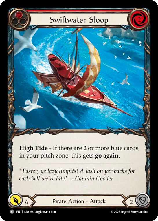 Swiftwater Sloop (Red) — High Seas — Flesh and Blood