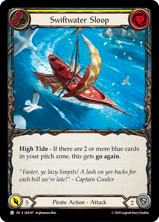 Swiftwater Sloop (Yellow) — High Seas — Flesh and Blood