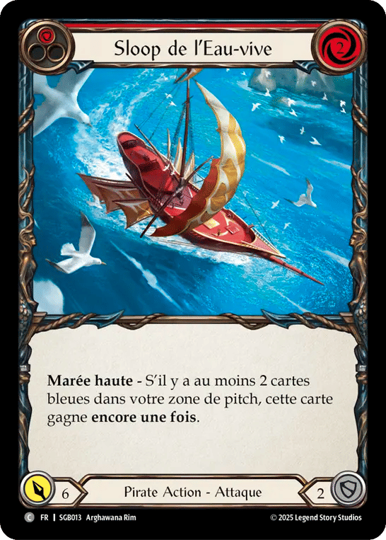 Swiftwater Sloop (Red) — Silver Age Chapter 3 - Gravy Bones — Flesh and Blood