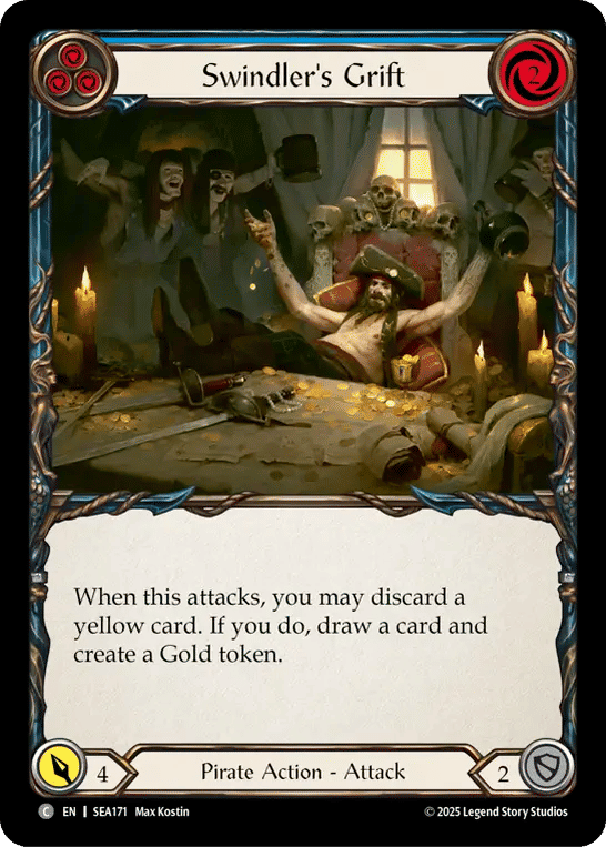 Swindler's Grift (Blue) — High Seas — Flesh and Blood