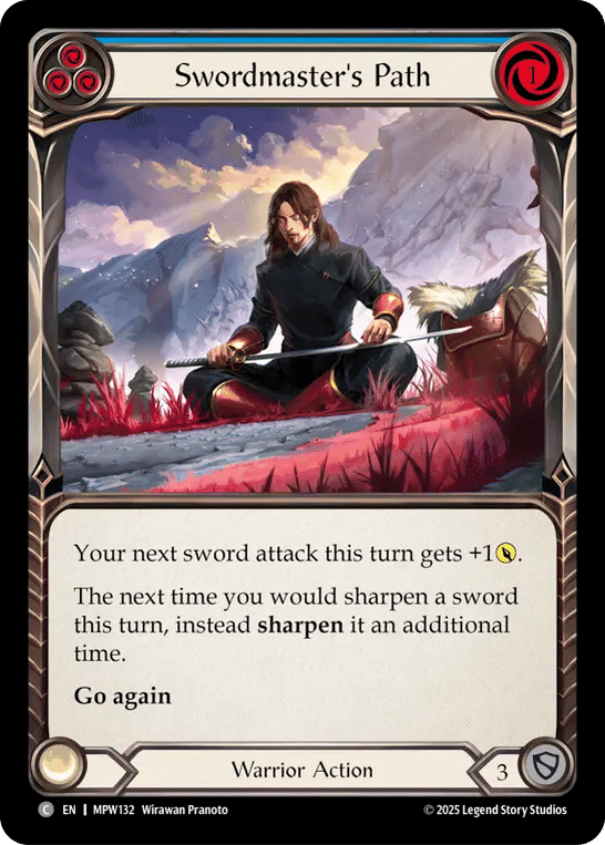 Swordmaster's Path (Blue) — Mastery Pack Warrior — Flesh and Blood