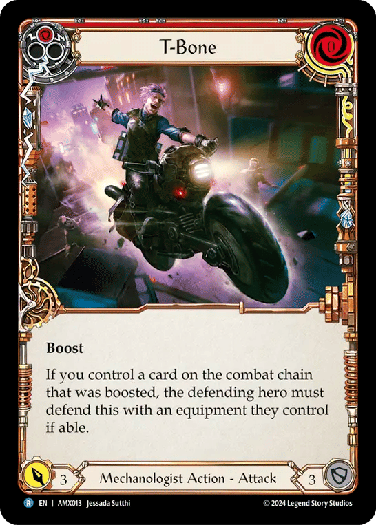 T-Bone (Red) — Armory Deck - Maxx 'The Hype' Nitro — Flesh and Blood