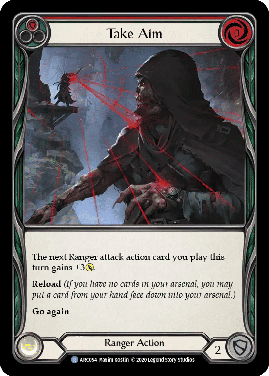 Take Aim (Red) — Arcane Rising - Unlimited — Flesh and Blood