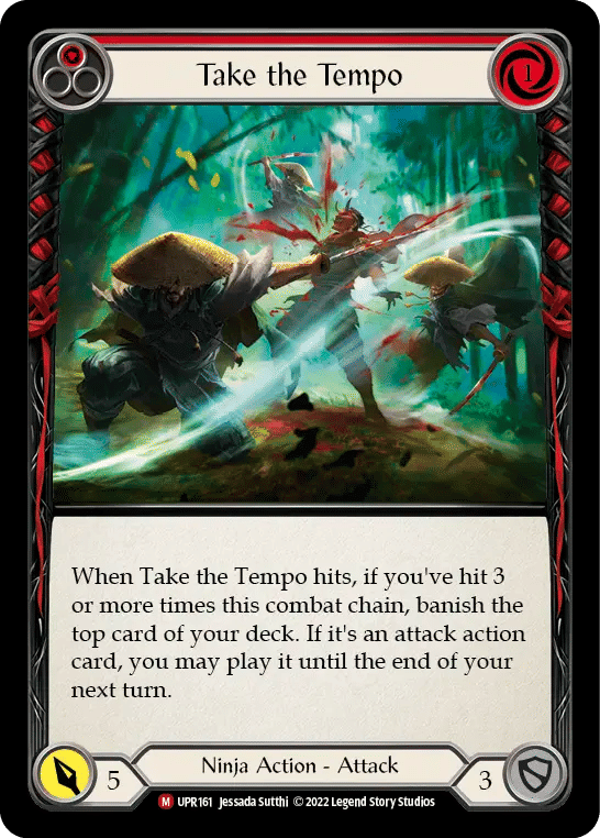 Take the Tempo — Uprising — Flesh and Blood