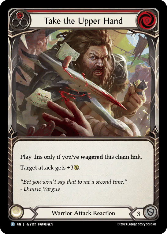 Take the Upper Hand (Red) — Heavy Hitters — Flesh and Blood