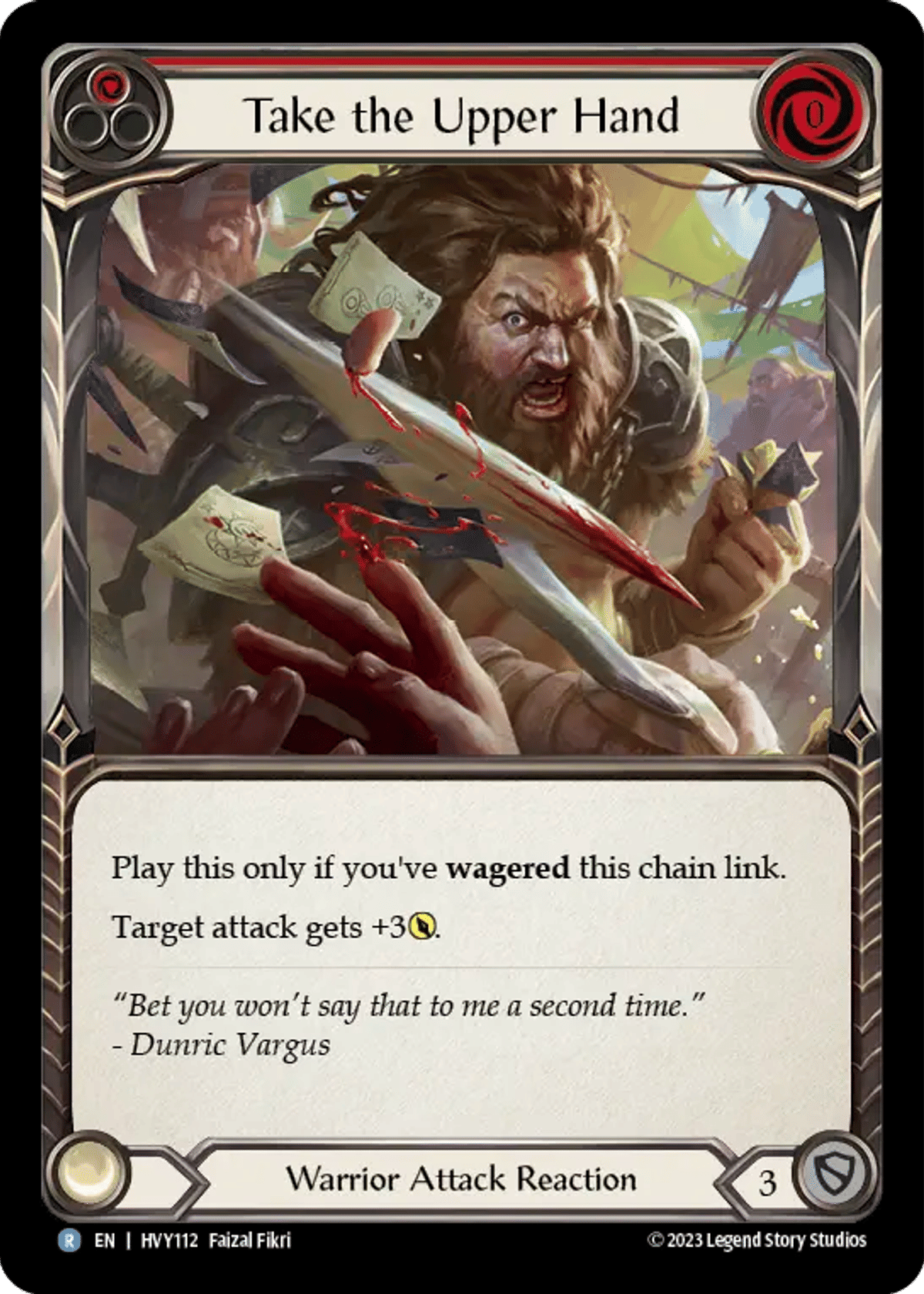Take the Upper Hand (Red) from Heavy Hitters - Flesh and Blood