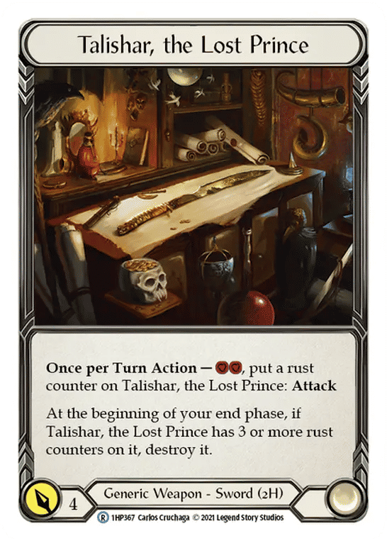 Talishar, the Lost Prince — History Pack 1 — Flesh and Blood