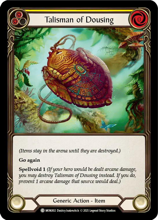 Talisman of Dousing (Yellow) — Monarch — Flesh and Blood