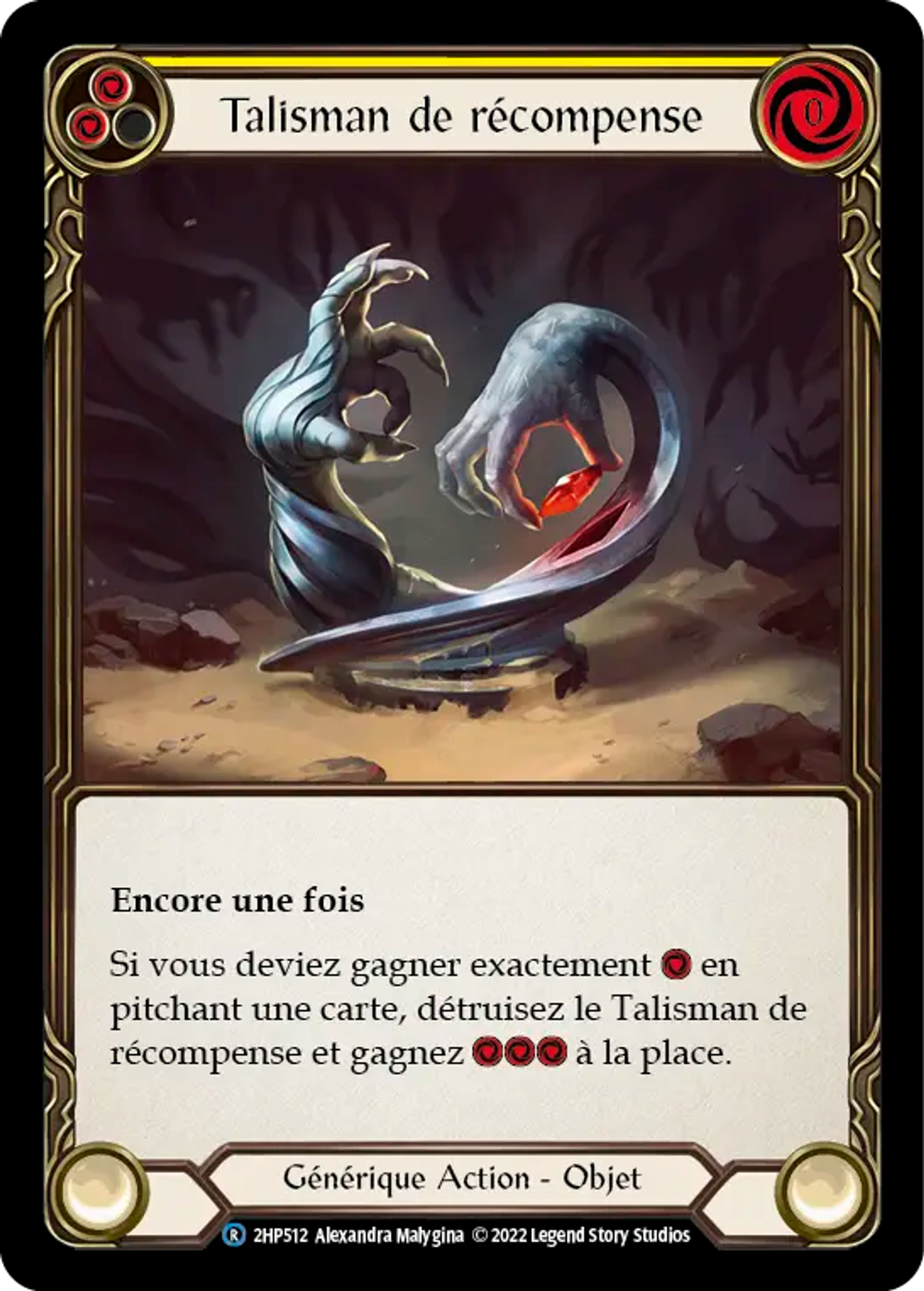 Talisman de récompense — History Pack 2 - Black Label — Flesh and Blood