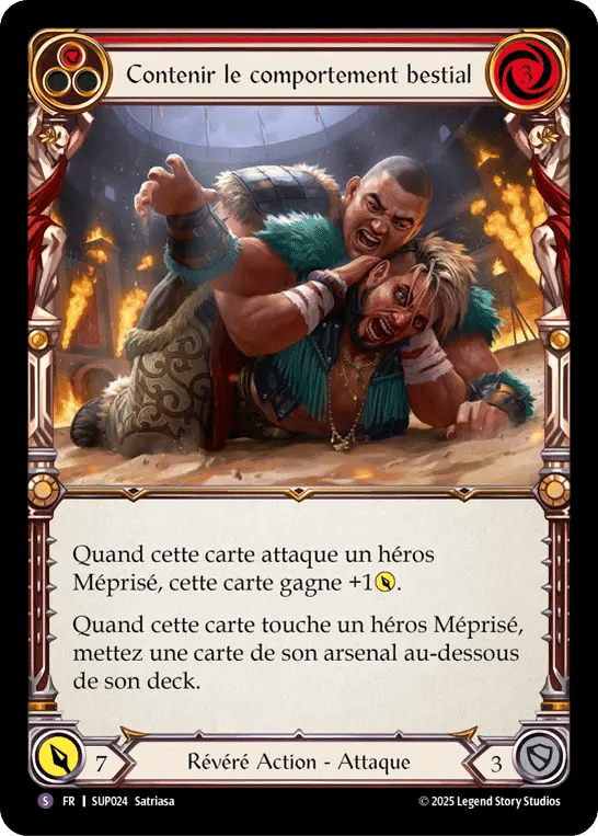Contenir le comportement bestial — Super Slam — Flesh and Blood