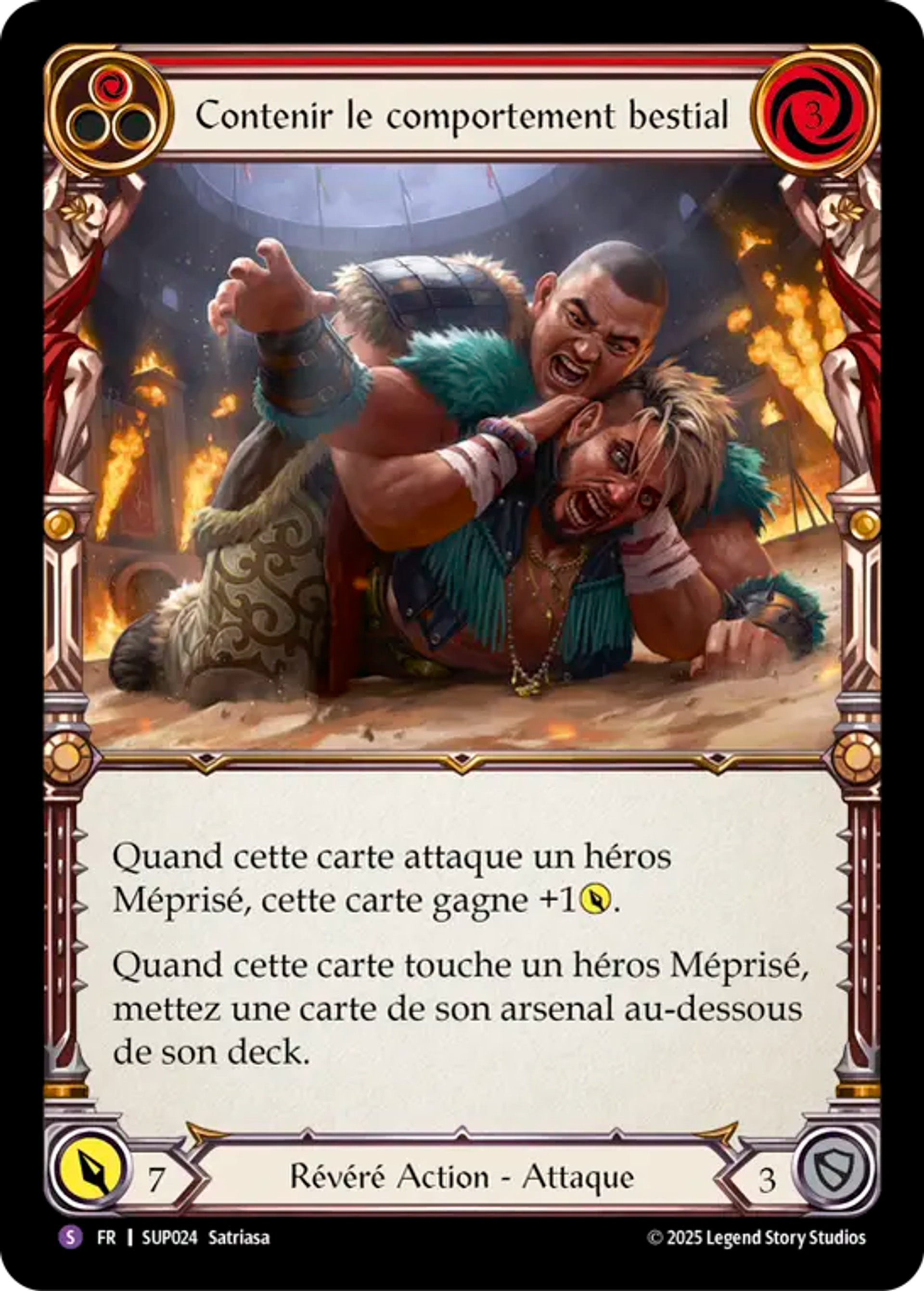 Contenir le comportement bestial — Super Slam — Flesh and Blood