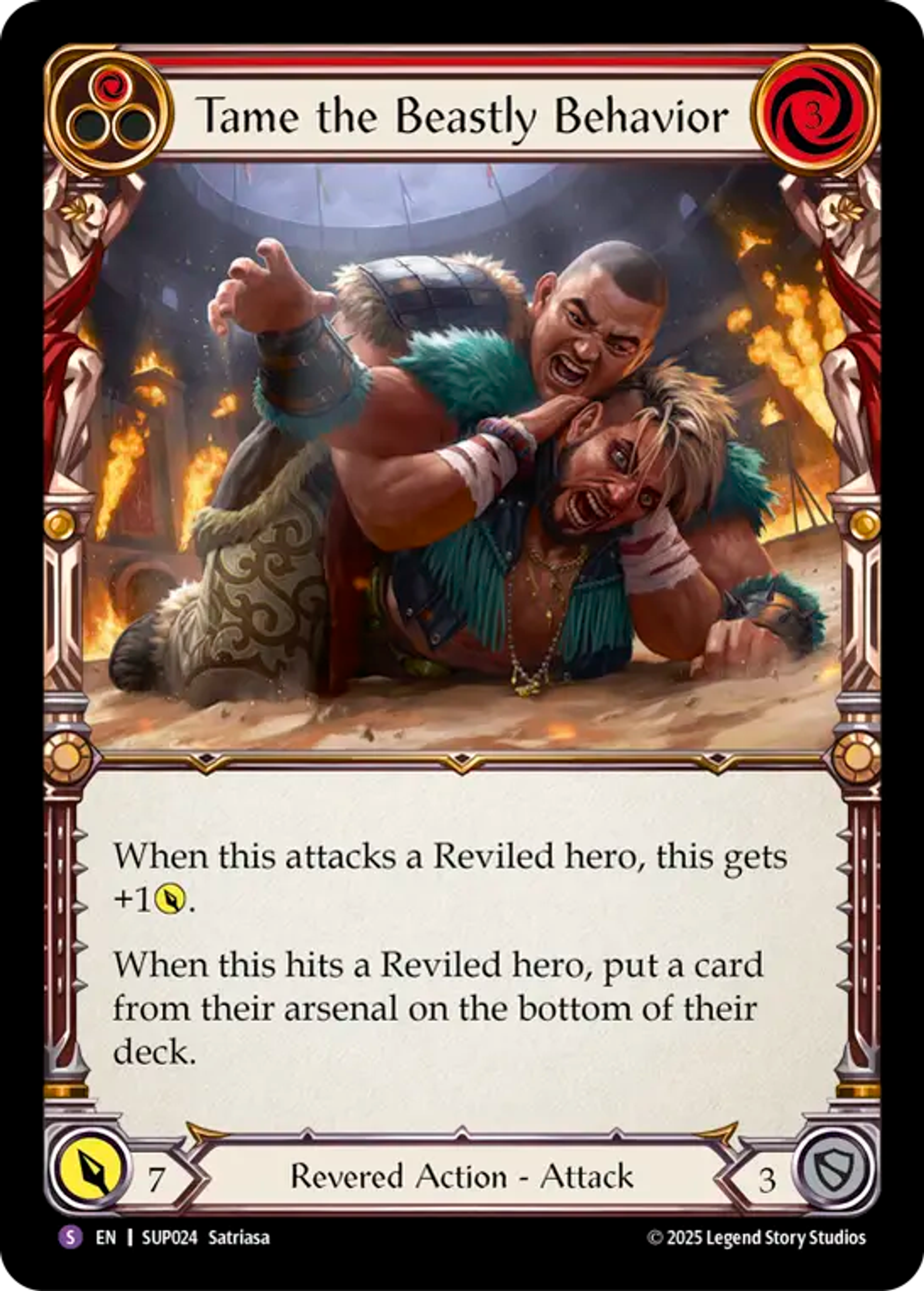 Tame the Beastly Behavior — Super Slam — Flesh and Blood