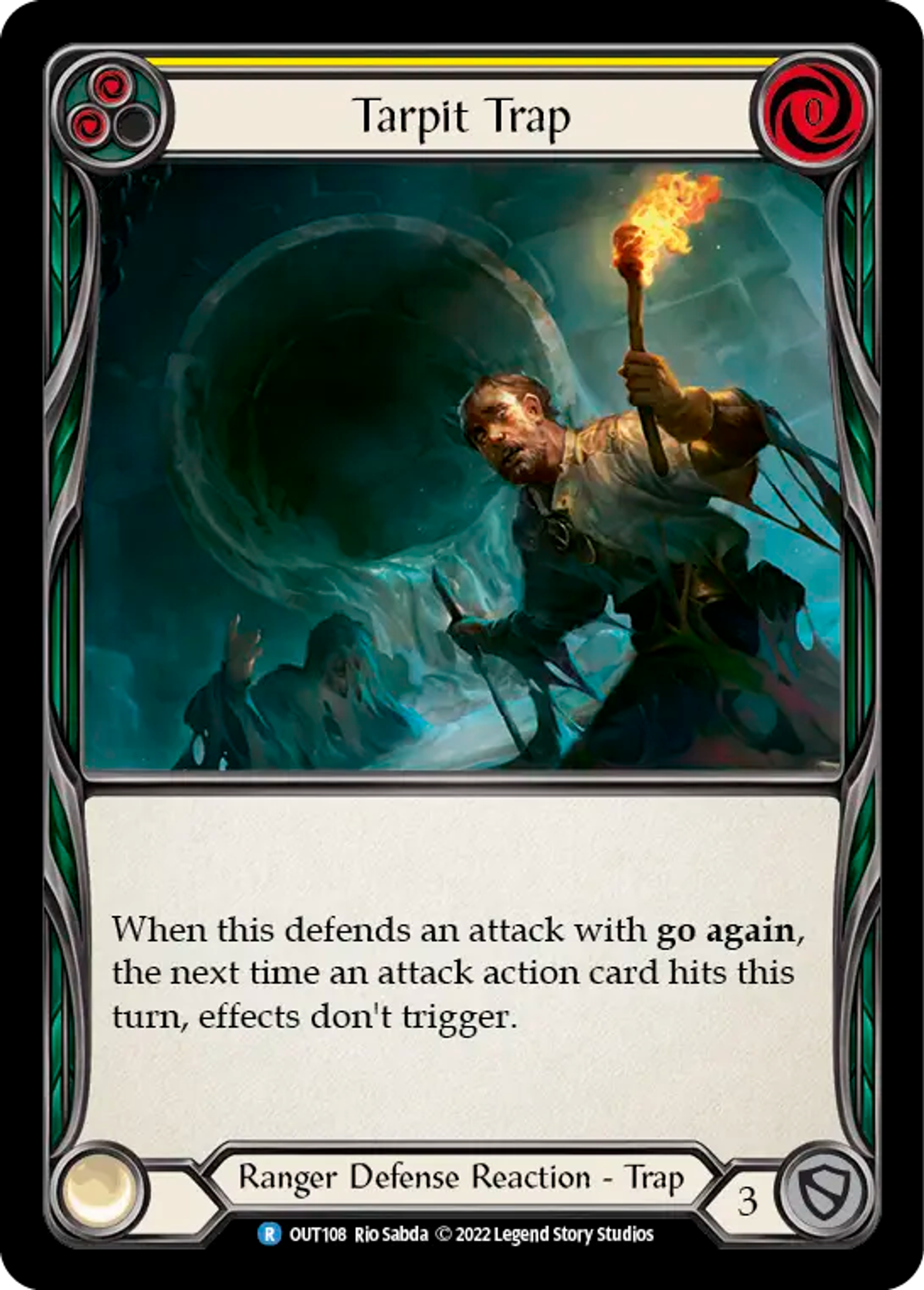 Tarpit Trap (Yellow) — Outsiders — Flesh and Blood