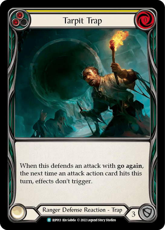Tarpit Trap (Yellow) — Riptide - Blitz Deck — Flesh and Blood
