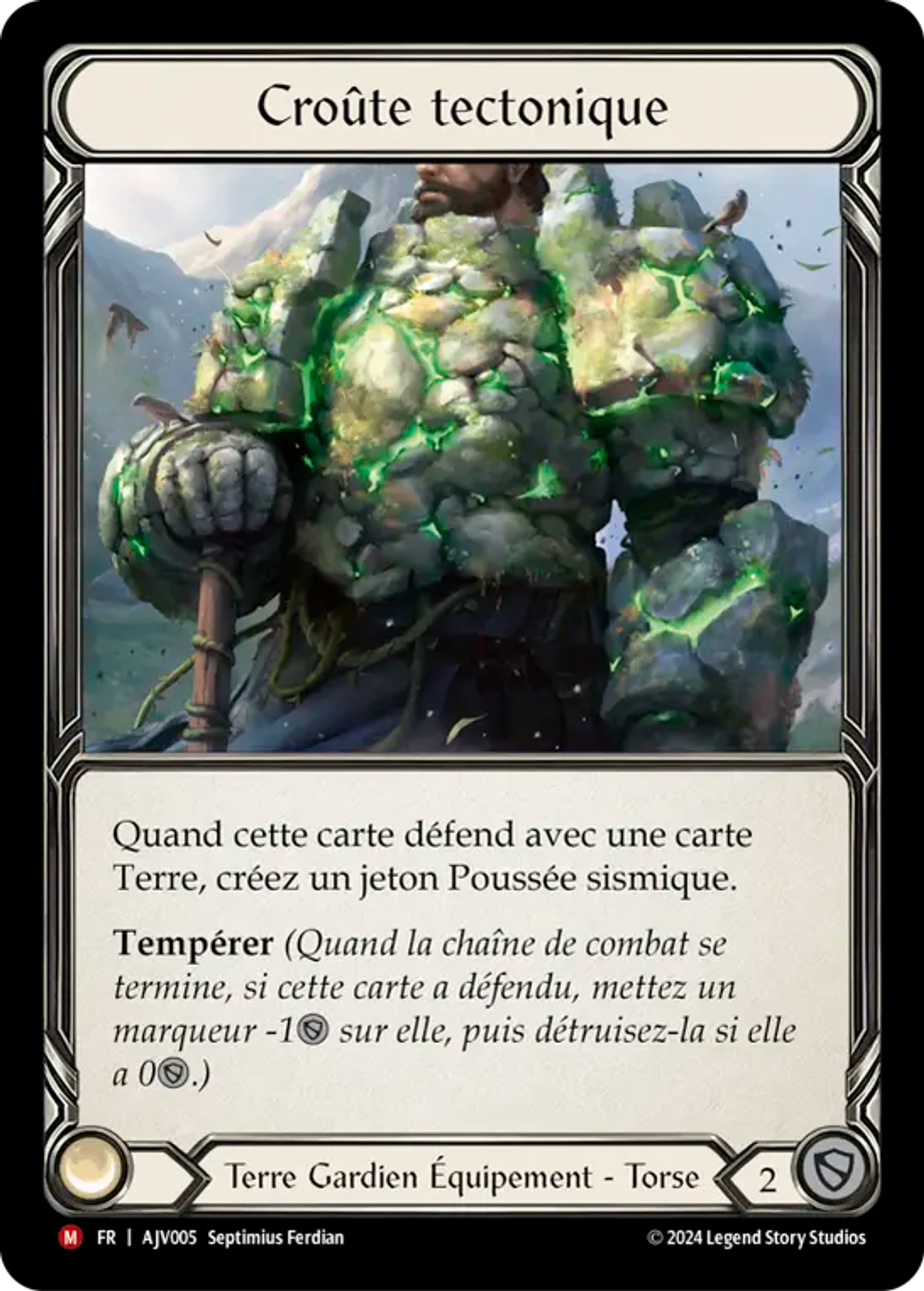 Tectonic Crust — Armory Deck Origins - Jarl Vetreiði — Flesh and Blood