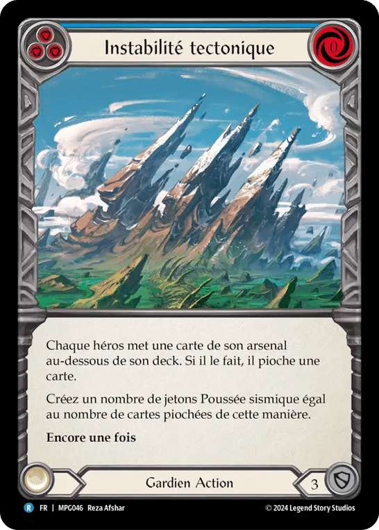 Instabilité tectonique — Mastery Pack Guardian — Flesh and Blood
