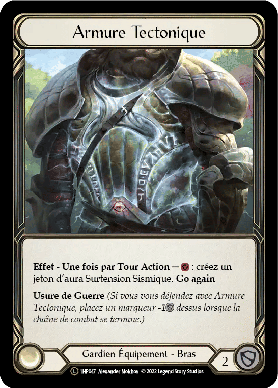 Armure Tectonique — History Pack 1 - Black Label — Flesh and Blood