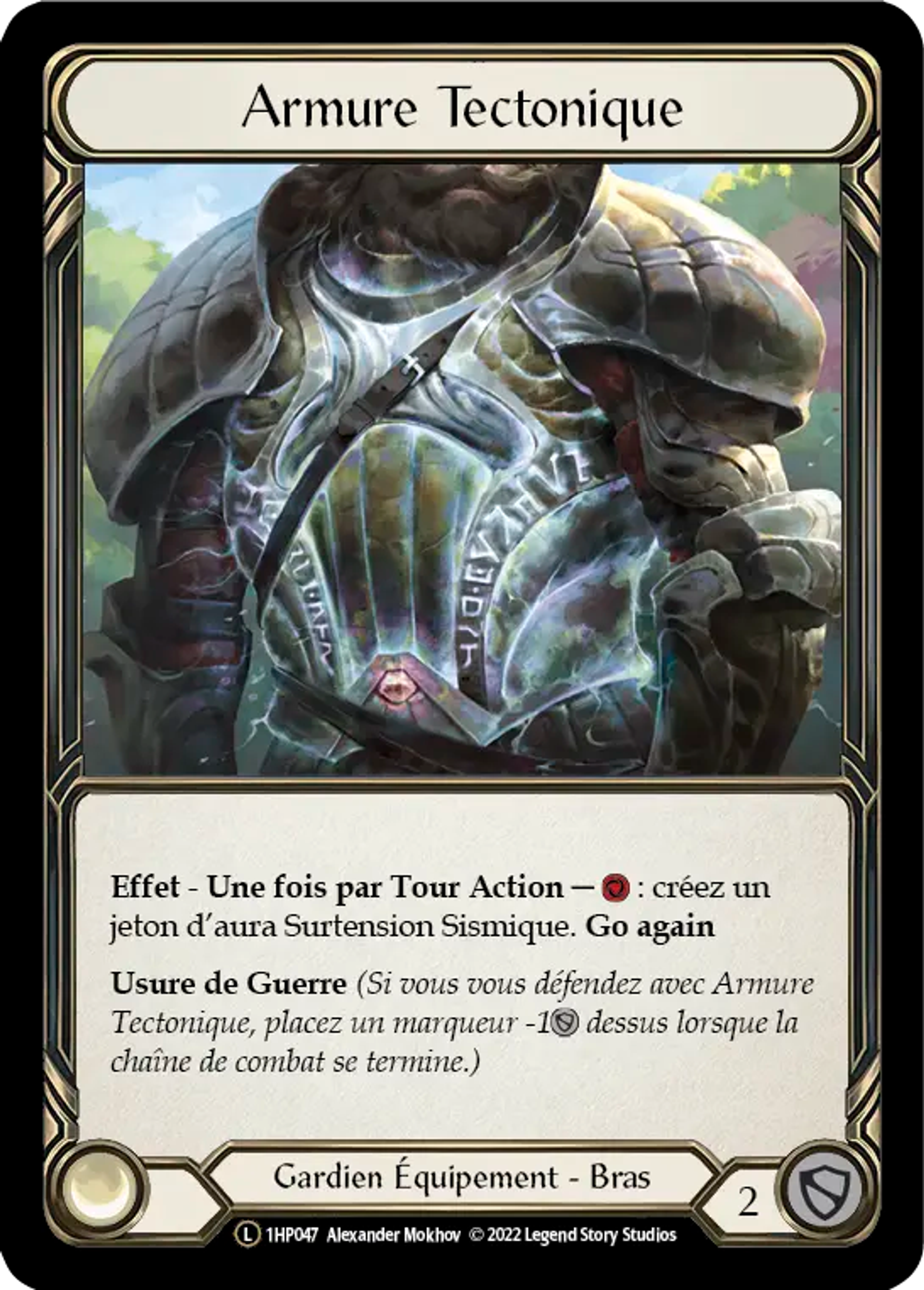 Armure Tectonique — History Pack 1 - Black Label — Flesh and Blood