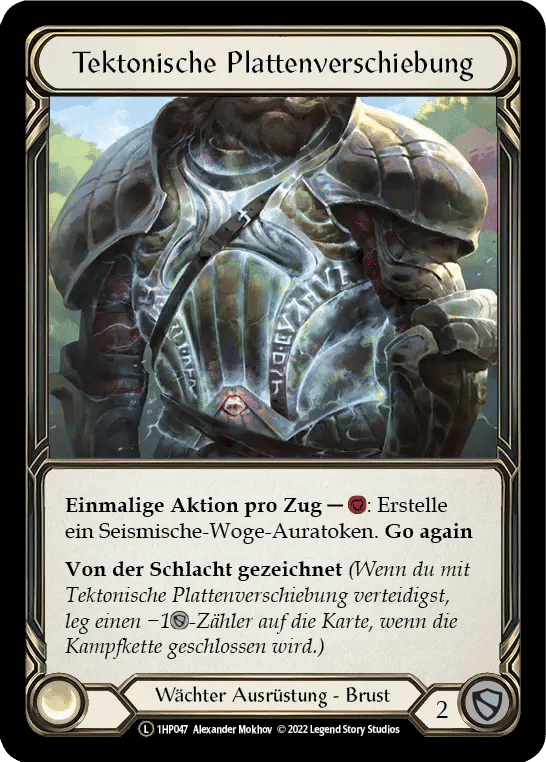 Tectonic Plating — History Pack 1 - Black Label — Flesh and Blood
