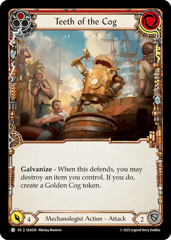 Teeth of the Cog (Red) — High Seas — Flesh and Blood