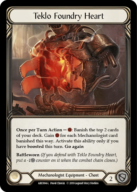 Teklo Foundry Heart — Arcane Rising — Flesh and Blood