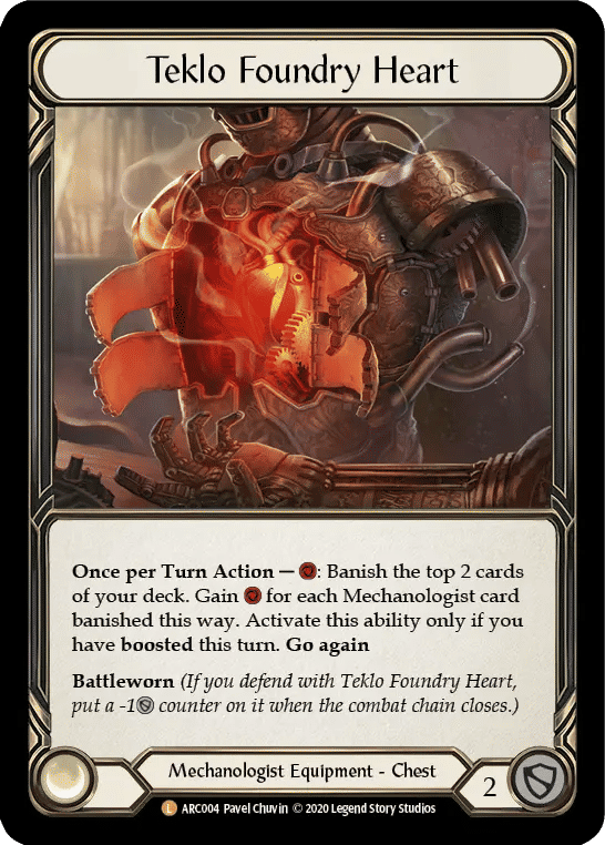 Teklo Foundry Heart — Arcane Rising - Unlimited — Flesh and Blood