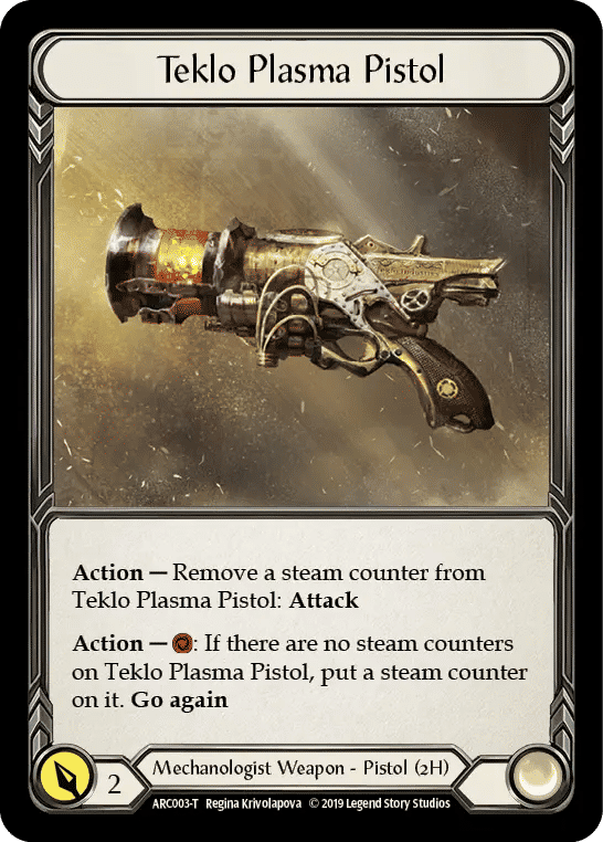 Teklo Plasma Pistol — Arcane Rising — Flesh and Blood