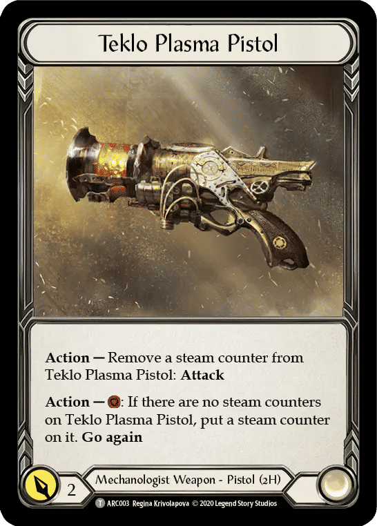 Teklo Plasma Pistol — Arcane Rising - Unlimited — Flesh and Blood