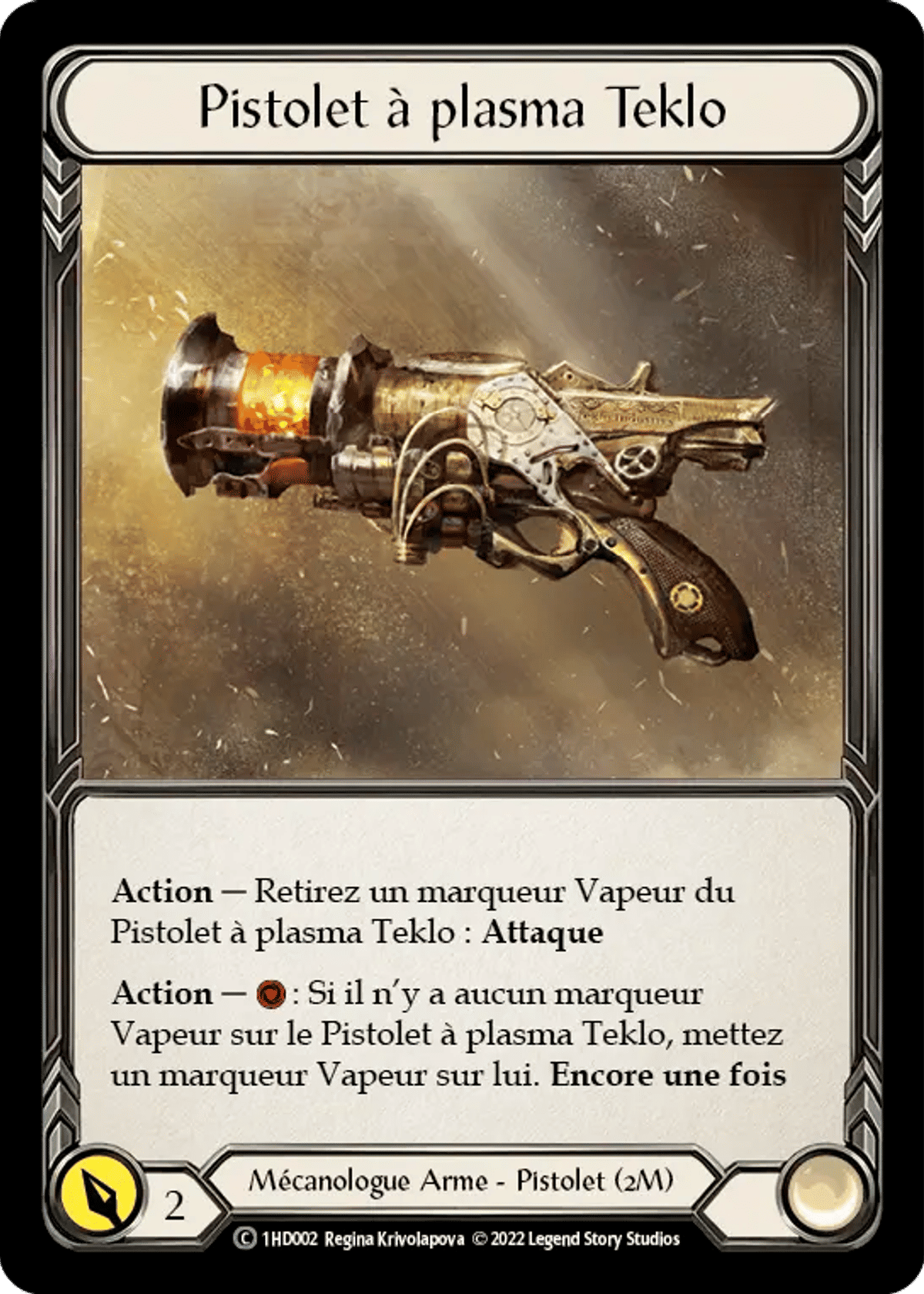 Pistolet à plasma Teklo from Dash - Blitz Deck - Flesh and Blood