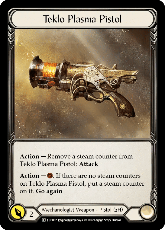 Teklo Plasma Pistol — Dash - Blitz Deck — Flesh and Blood