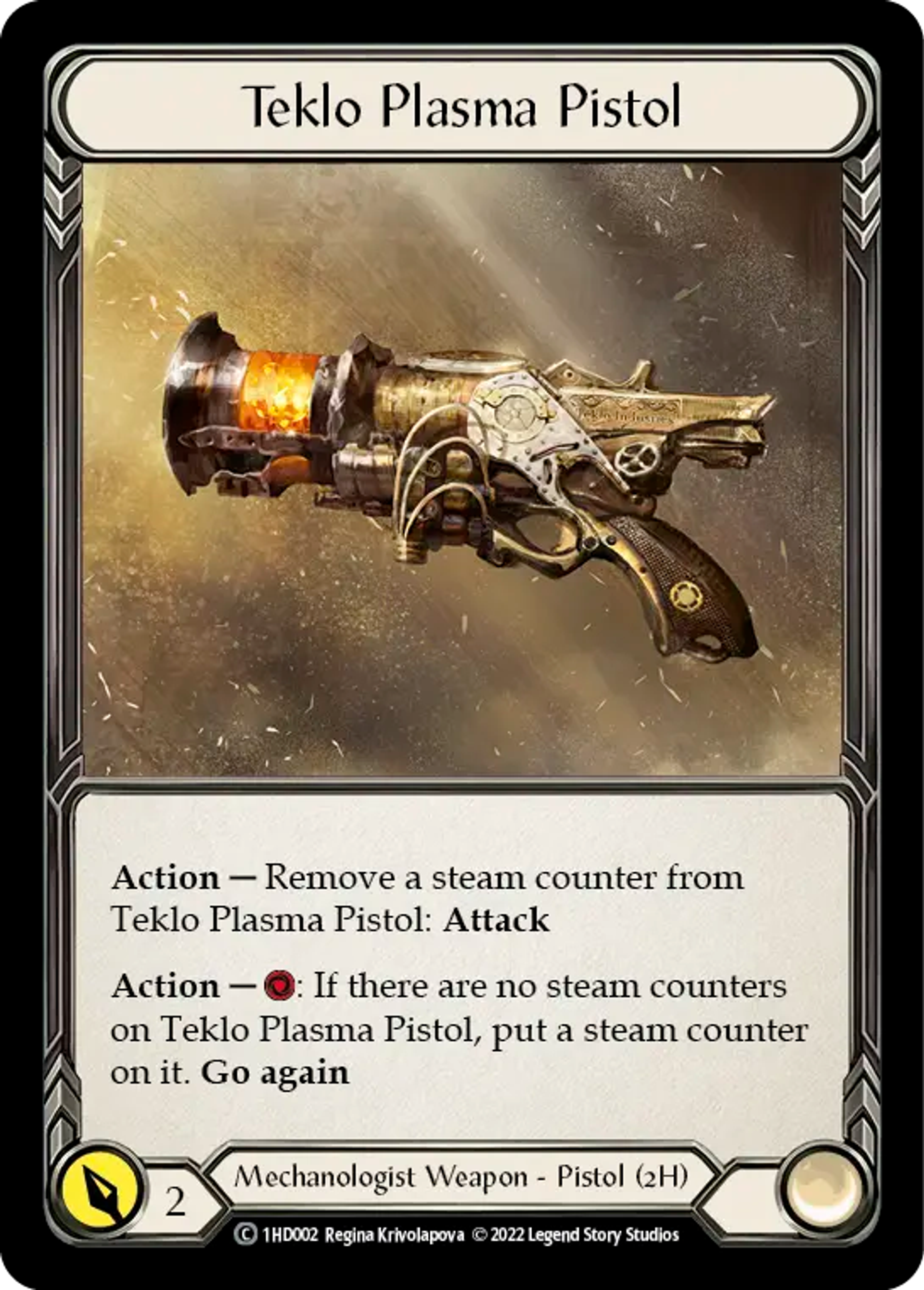 Teklo Plasma Pistol — Dash - Blitz Deck — Flesh and Blood