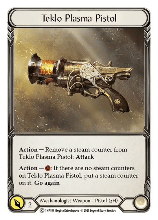 Teklo Plasma Pistol — History Pack 1 — Flesh and Blood