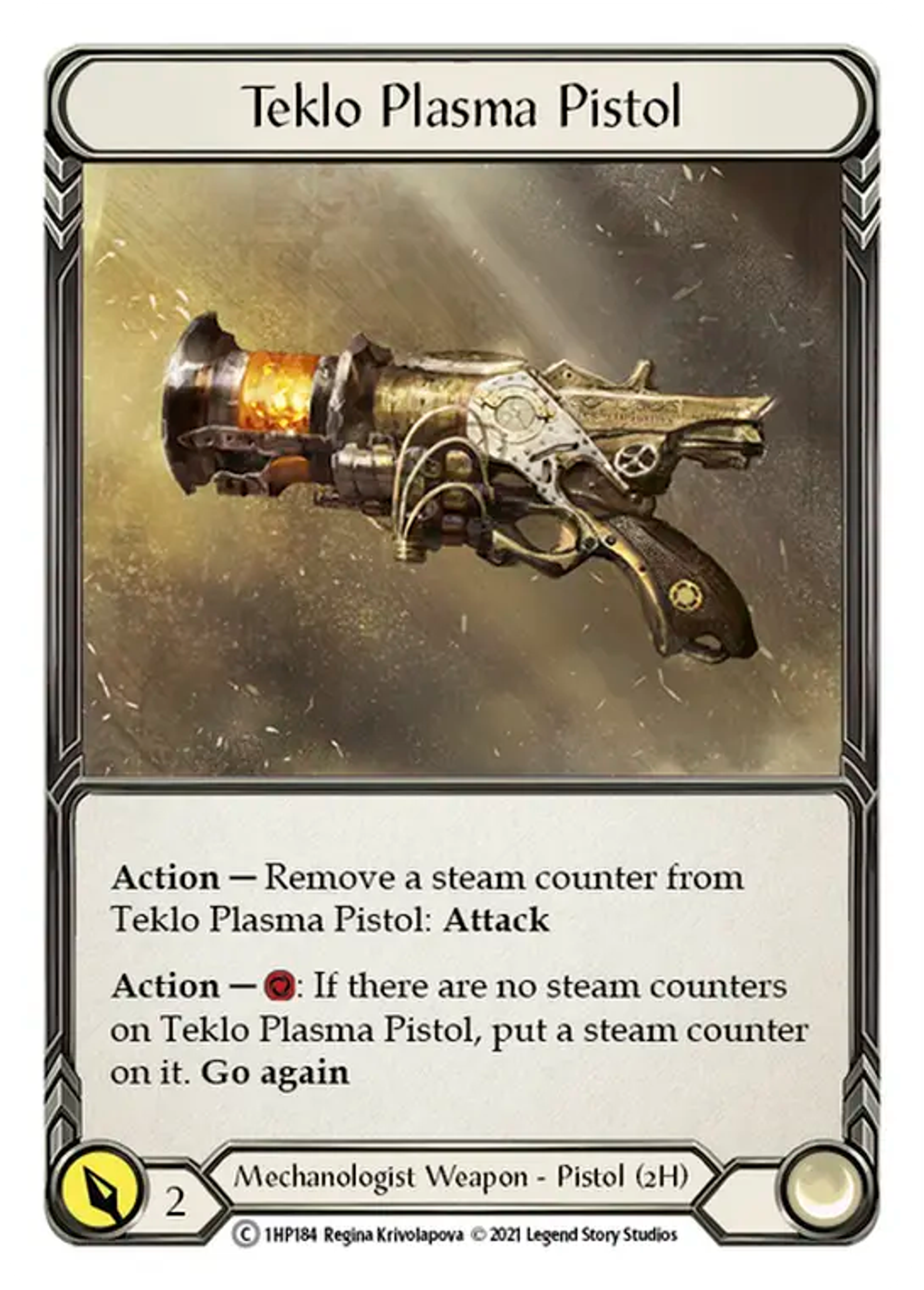 Teklo Plasma Pistol — History Pack 1 — Flesh and Blood