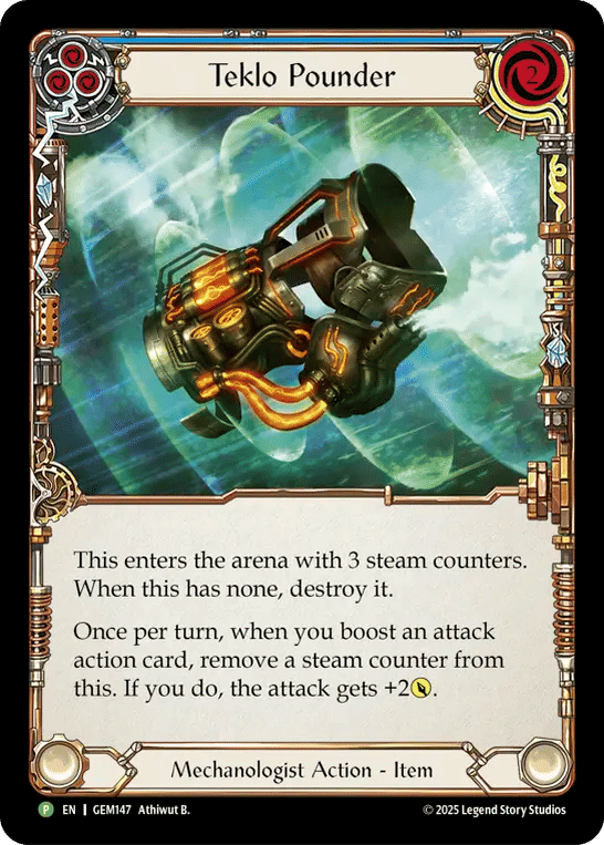 Teklo Pounder — GEM - Pack 5 — Flesh and Blood