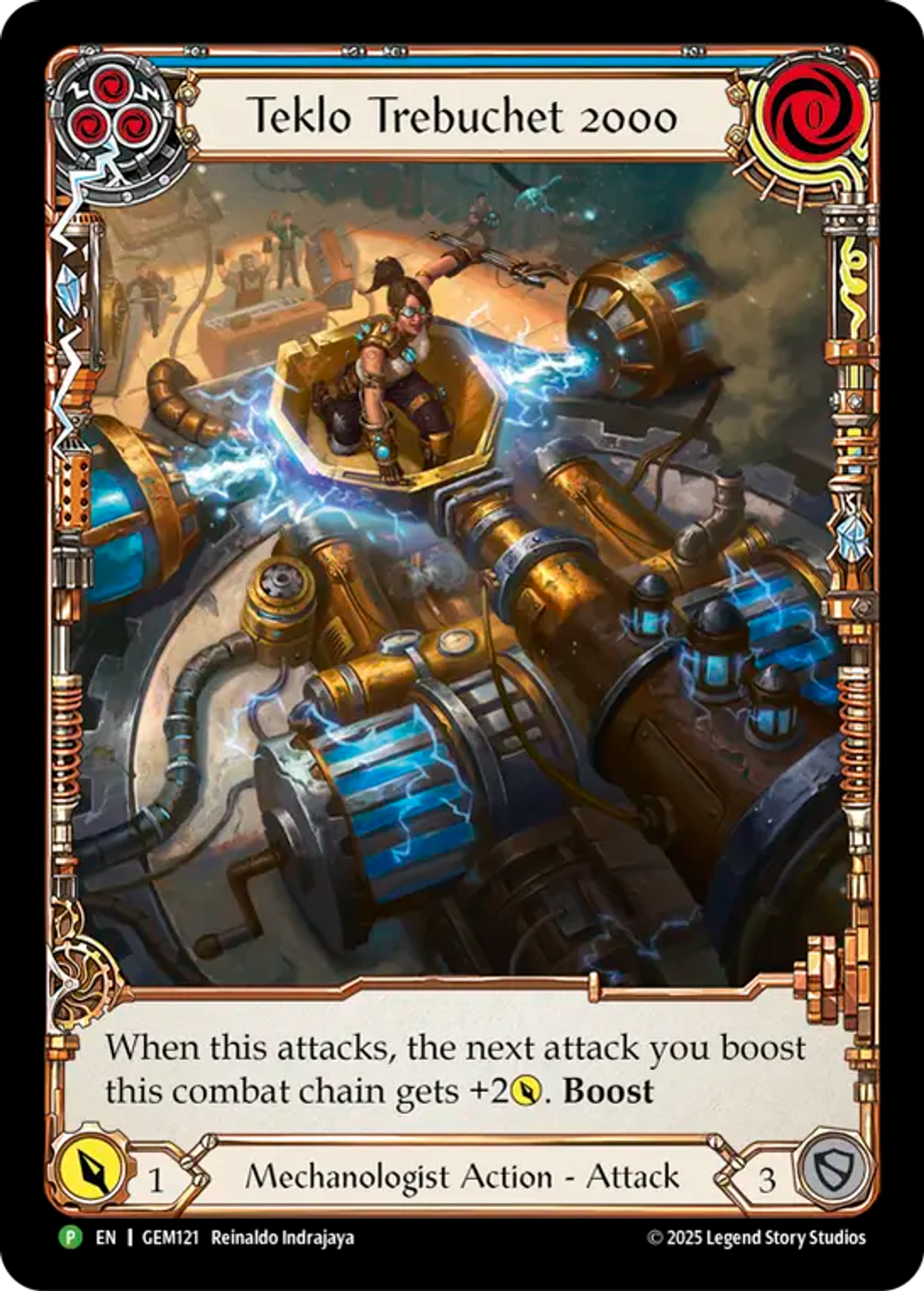 Teklo Trebuchet 2000 — GEM - Pack 4 — Flesh and Blood