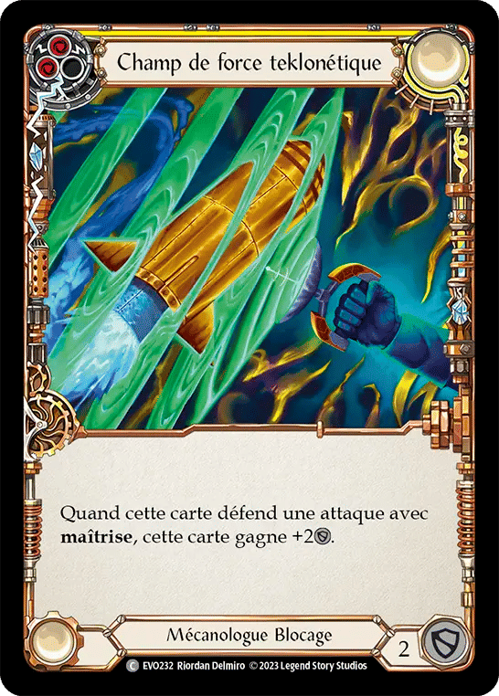 Champ de force teklonétique — Bright Lights — Flesh and Blood