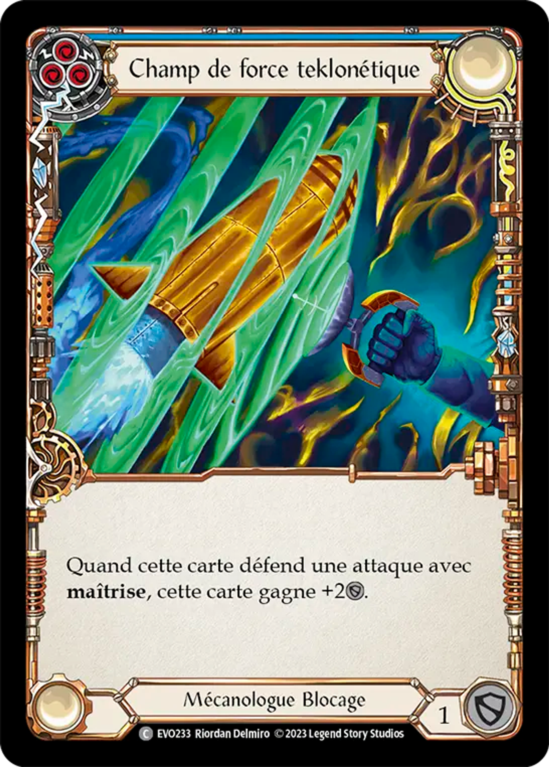 Champ de force teklonétique — Bright Lights — Flesh and Blood