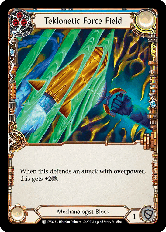 Teklonetic Force Field (Blue) — Bright Lights — Flesh and Blood