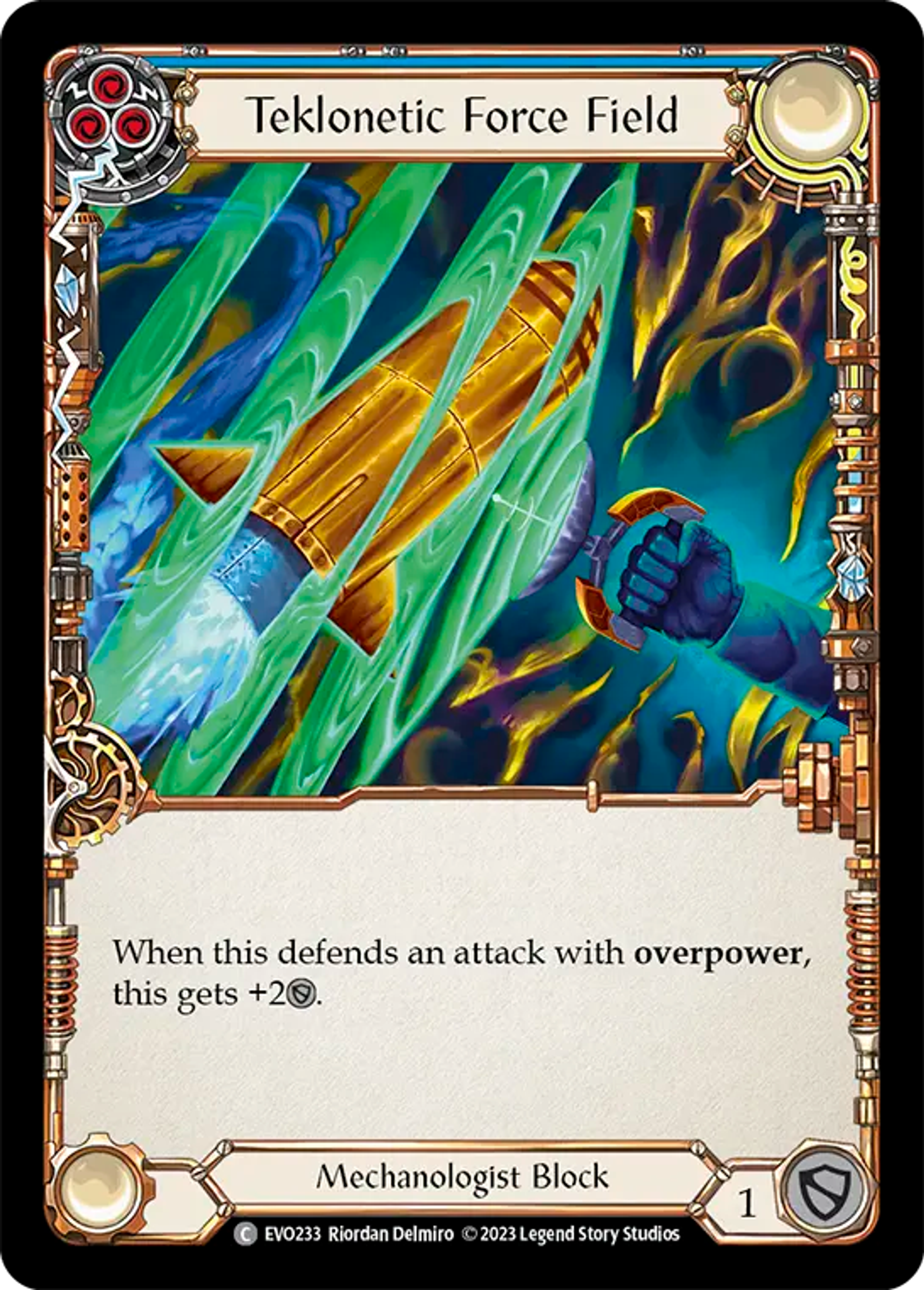 Teklonetic Force Field (Blue) — Bright Lights — Flesh and Blood