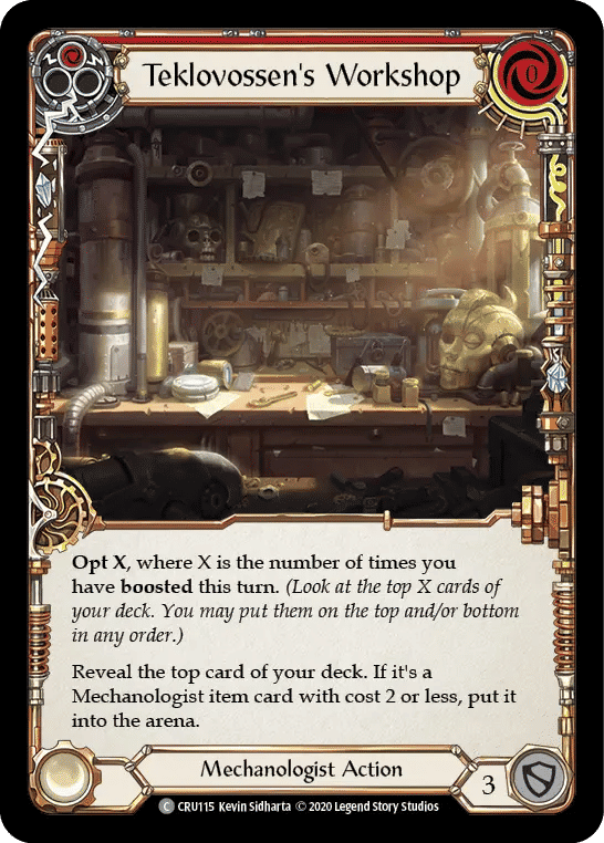 Teklovossen's Workshop (Red) — Crucible of War — Flesh and Blood