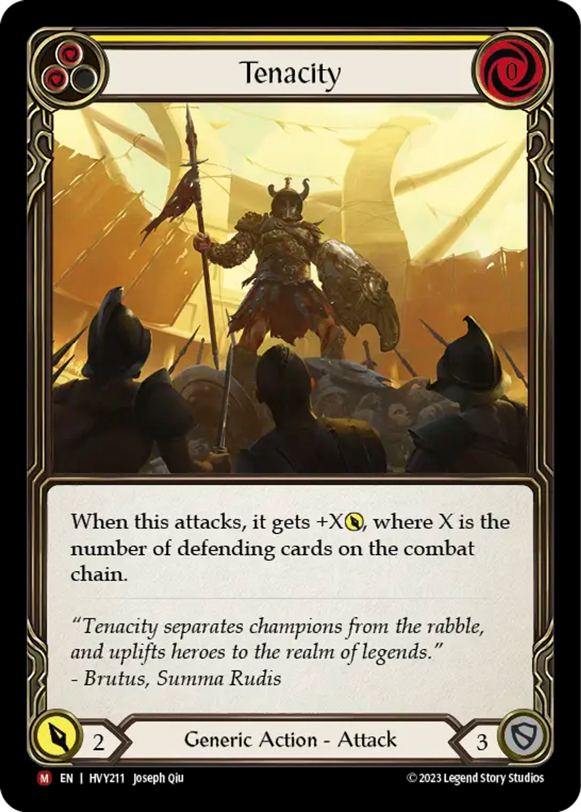 Ténacité — Heavy Hitters — Flesh and Blood