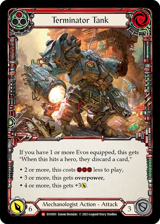 Terminator Tank — Bright Lights — Flesh and Blood