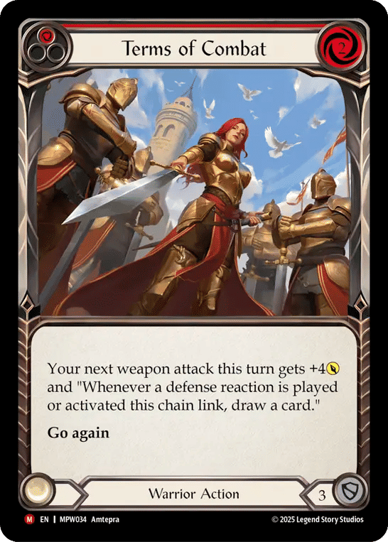 Terms of Combat — Mastery Pack Warrior — Flesh and Blood