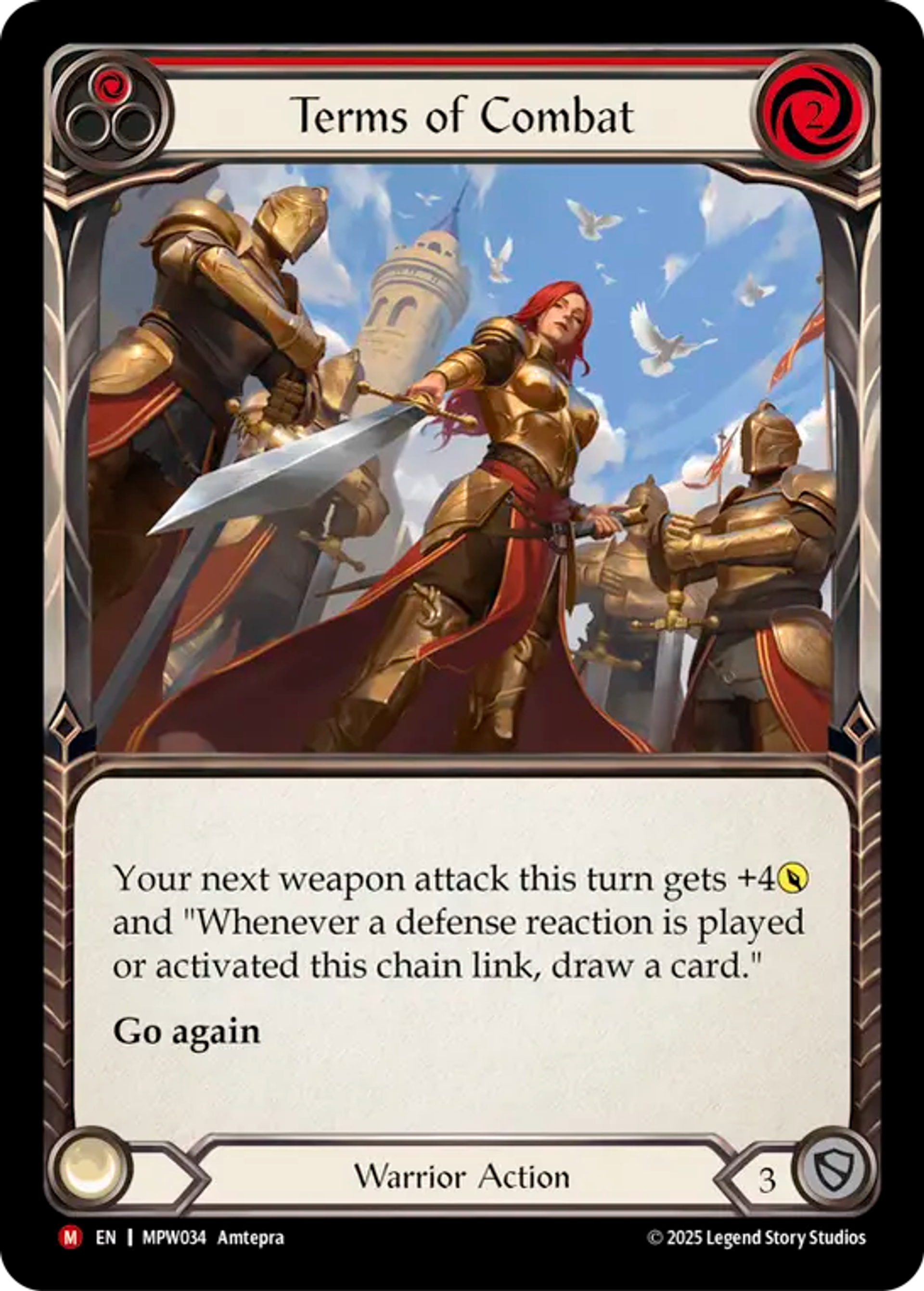 Terms of Combat — Mastery Pack Warrior — Flesh and Blood